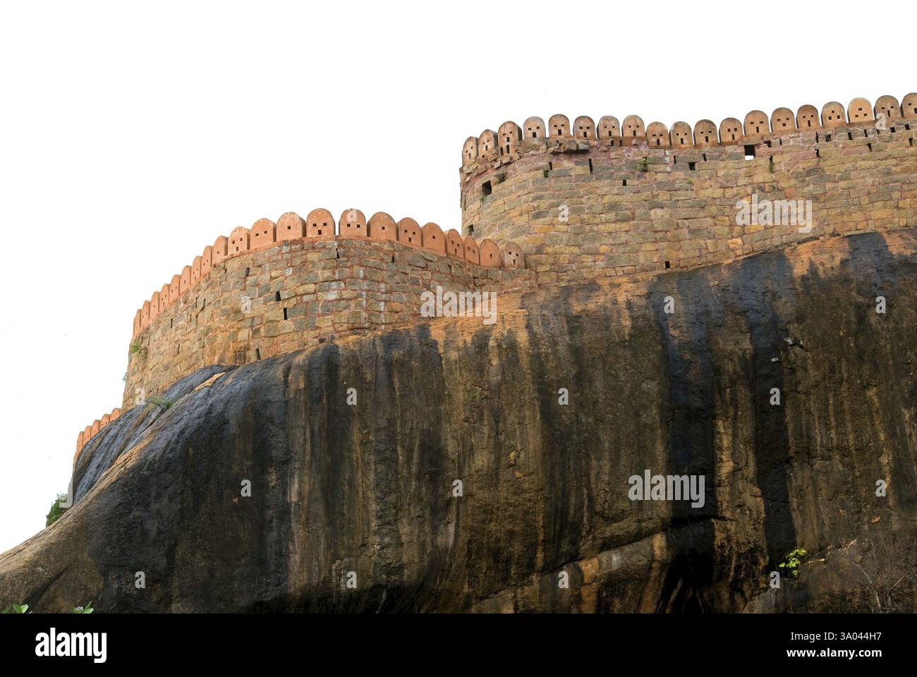Thirumayam fort Pudukkottai, Tamil Nadu, Indien, Asien Stockfoto