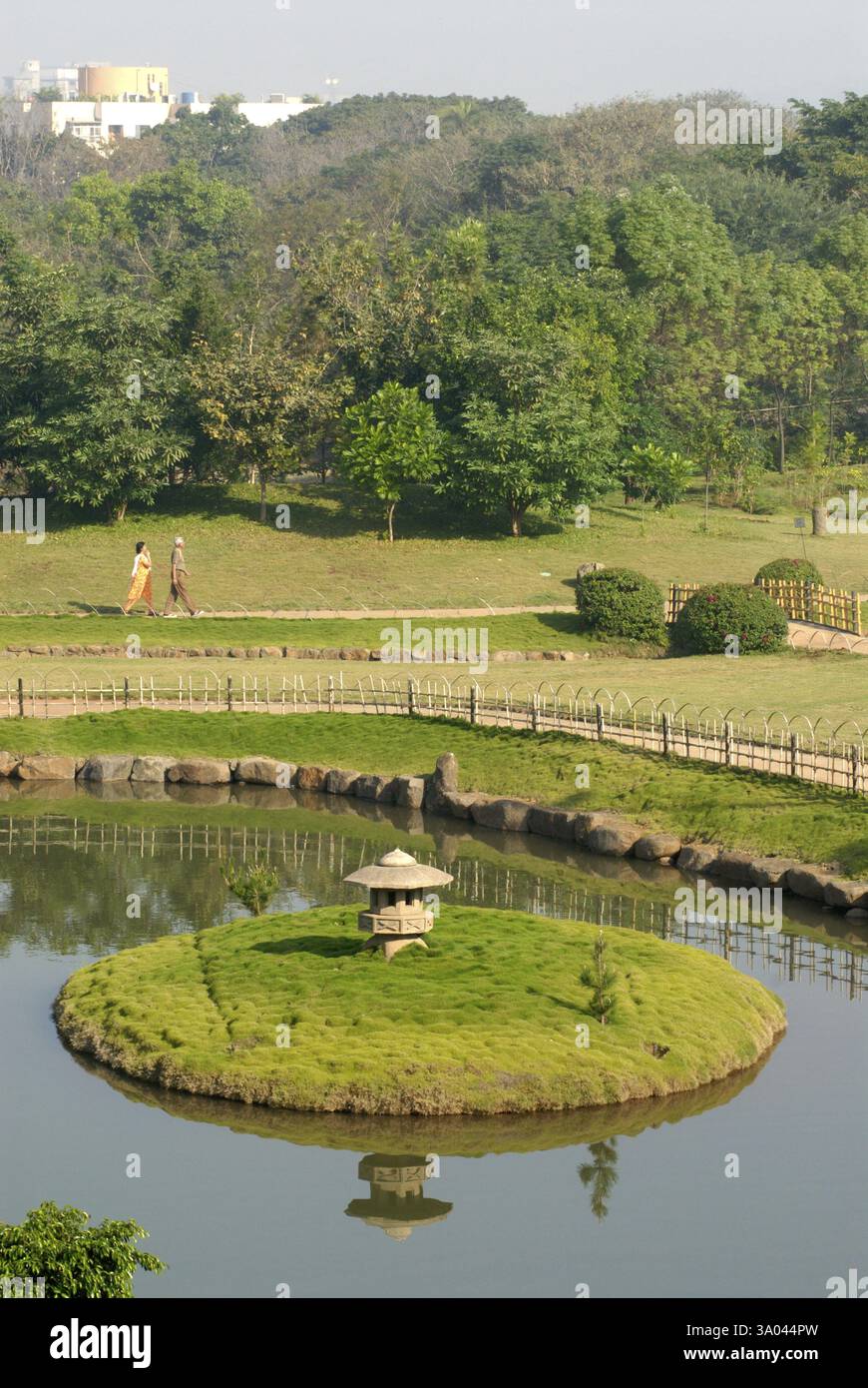 Nakanoike Teich in okayama Freundschaft oder p l. deshpande Garten, Pune, Maharashtra, Indien, Asien Stockfoto