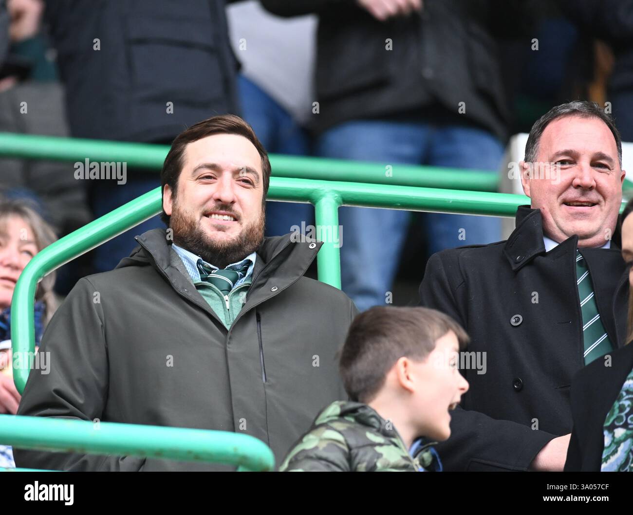 Easter Road Stadium, Edinburgh. Schottland 2. März 25 William Hill Premiership Match Hibernian vs Hearts Credit: eric mccowat/Alamy Live News Stockfoto