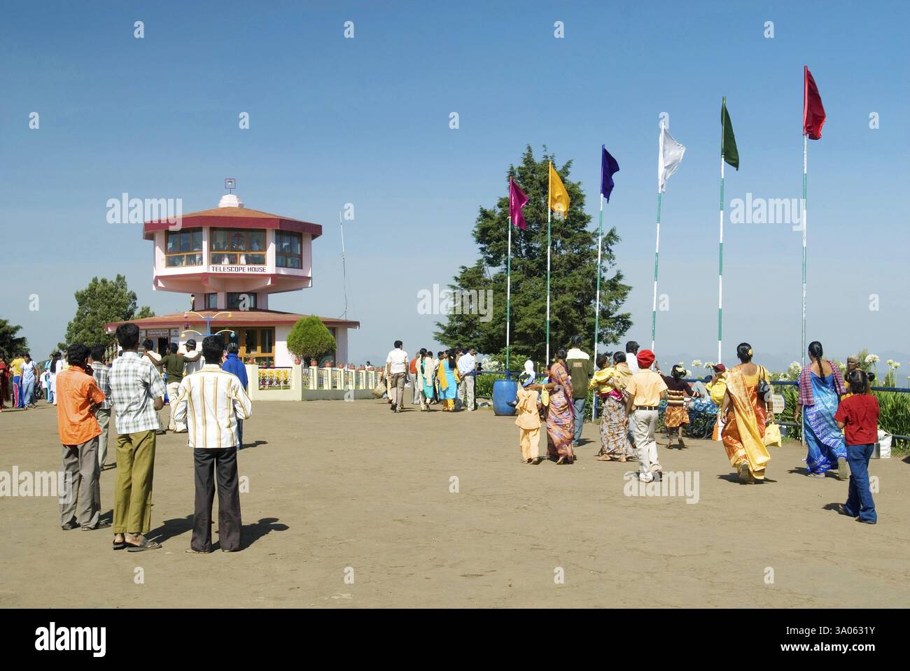 Doddabetta ist der höchste Berg in den Nilgiri Hills in Ooty, Tamil Nadu, Indien, Asien Stockfoto