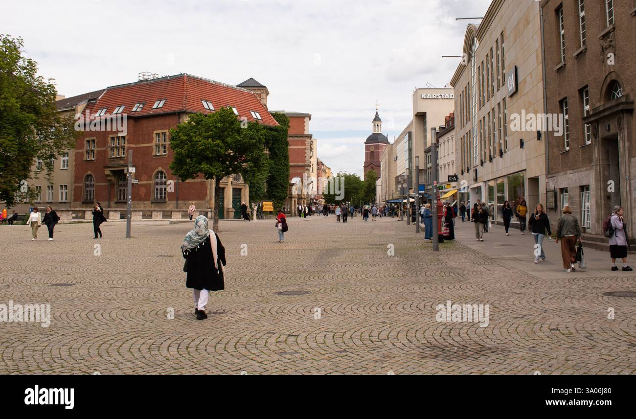 Ein Besuch der Straßen berlins, des urbanen Lebens auf den Straßen berlins, der deutschen Hauptstadt Stockfoto