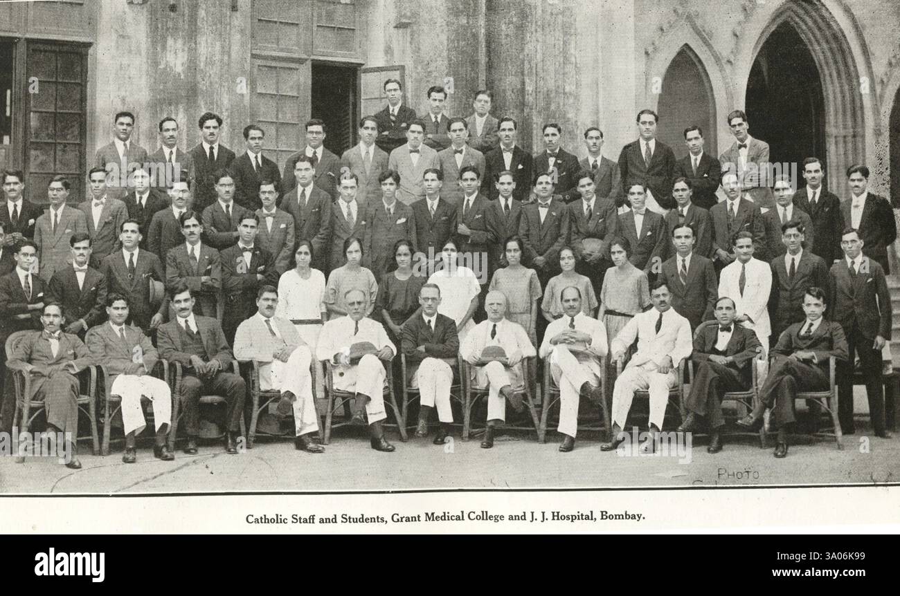 Katholische Gemeinde katholische Mitarbeiter und Studenten Grant Medical Collage und J.J. Hospital, Bombay Mumbai, Maharashtra Stockfoto