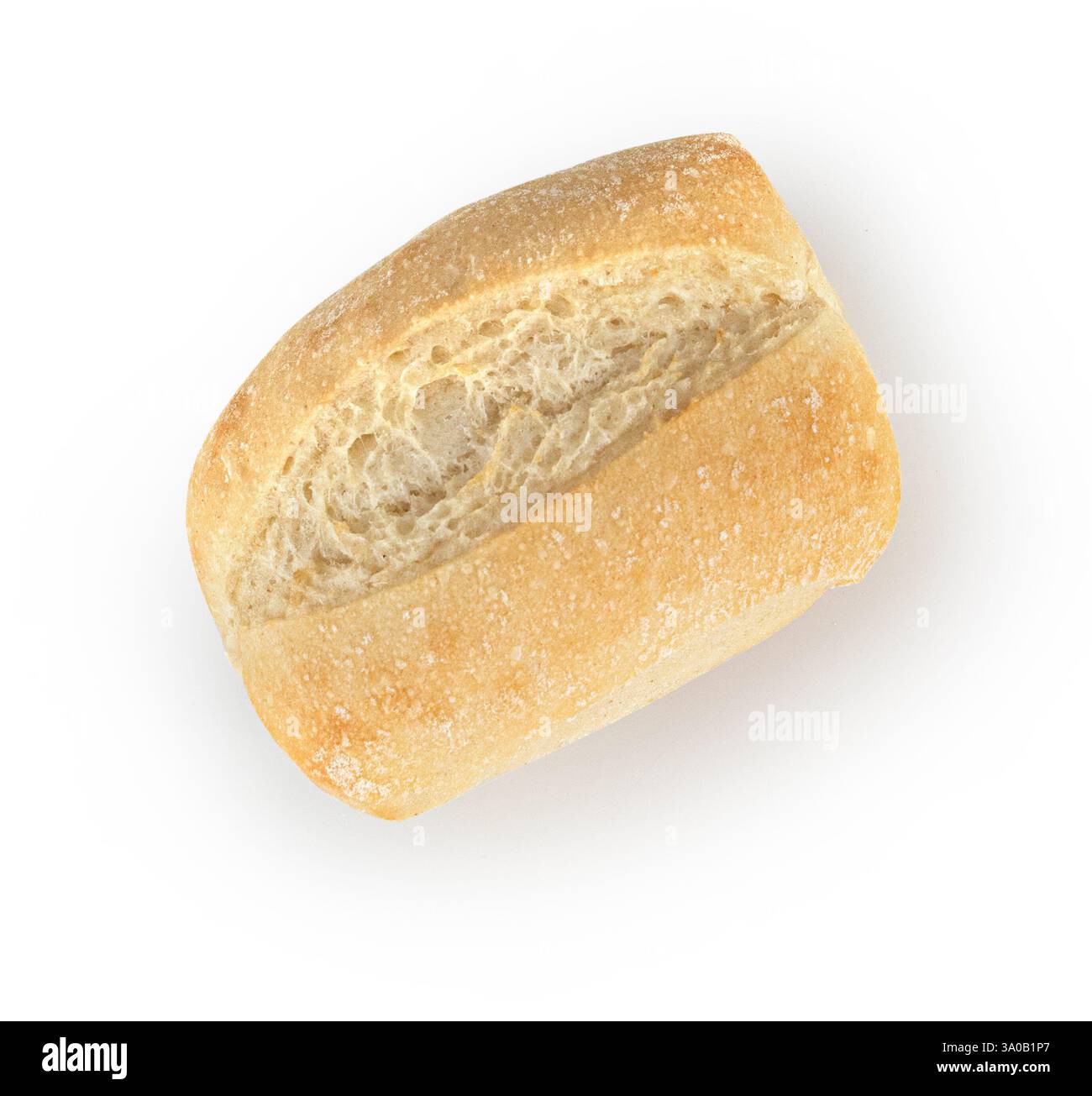 Frisch gebackenes Brötchen, perfekt für Sandwiches oder zum Genuss auf eigene Faust Stockfoto