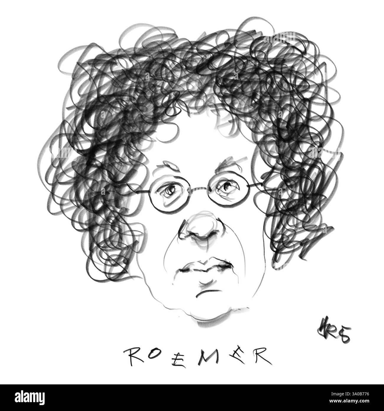 Porträt des Autors Roemer Stockfoto