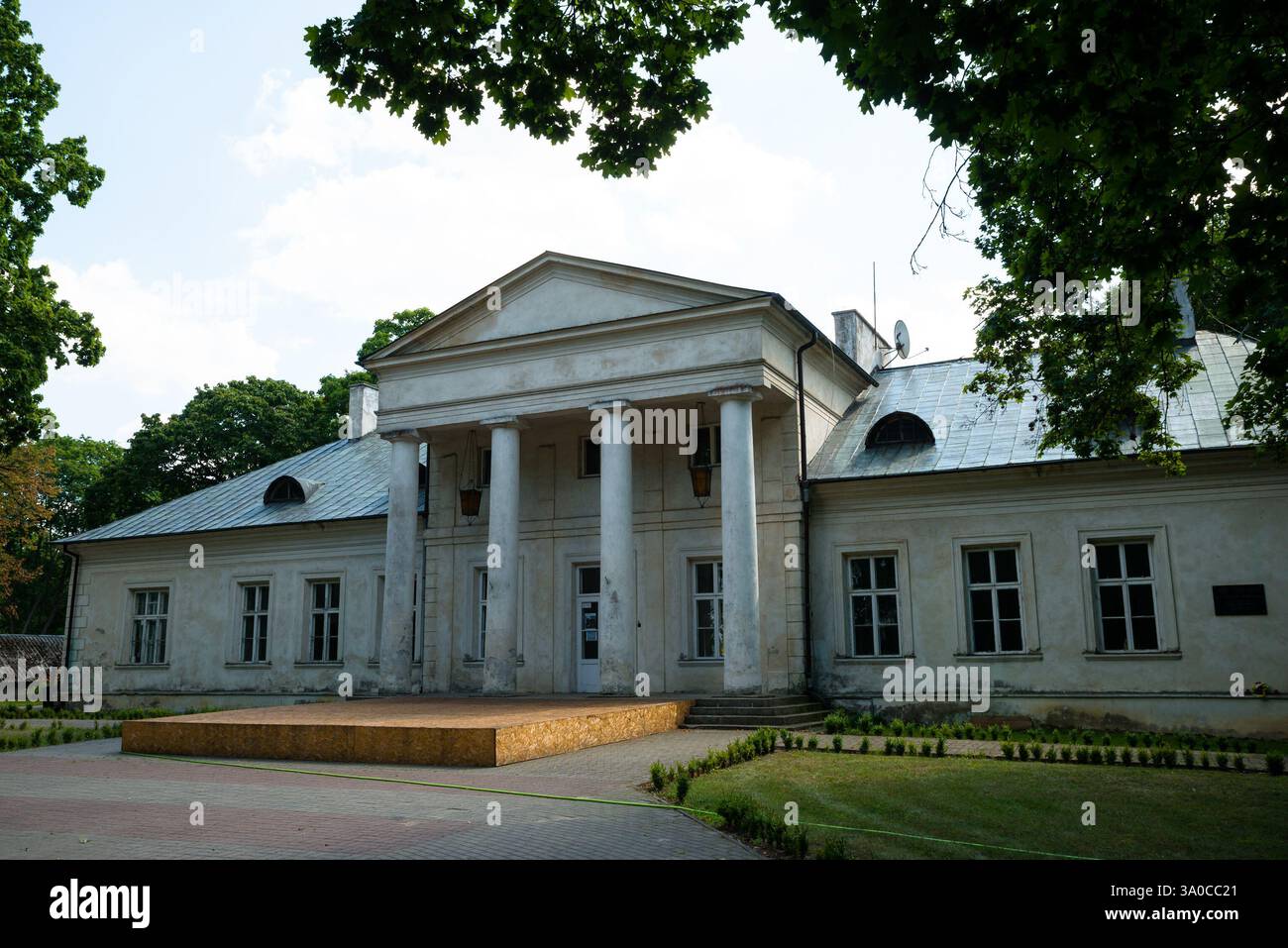 Dębinki, Gmina Zabrodzie, im Kreis Wyszków, Woiwodschaft Masowien, im Osten Zentralpolens Stockfoto