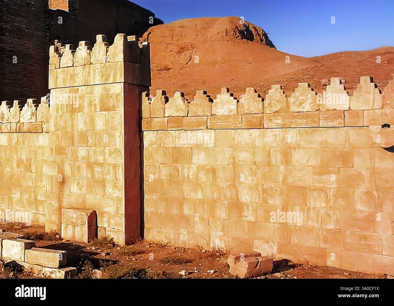 Irak Mesopotamia Ninive Mauern Stockfoto