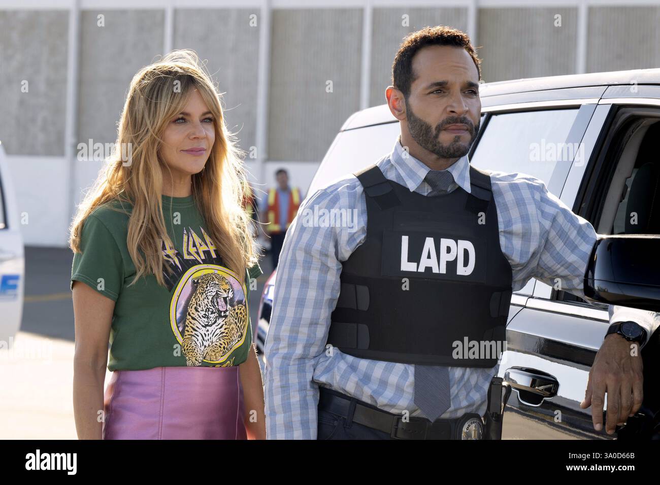 Kaitlin Olson Und Daniel Sunjata Mit Hohem Potenzial Stockfoto