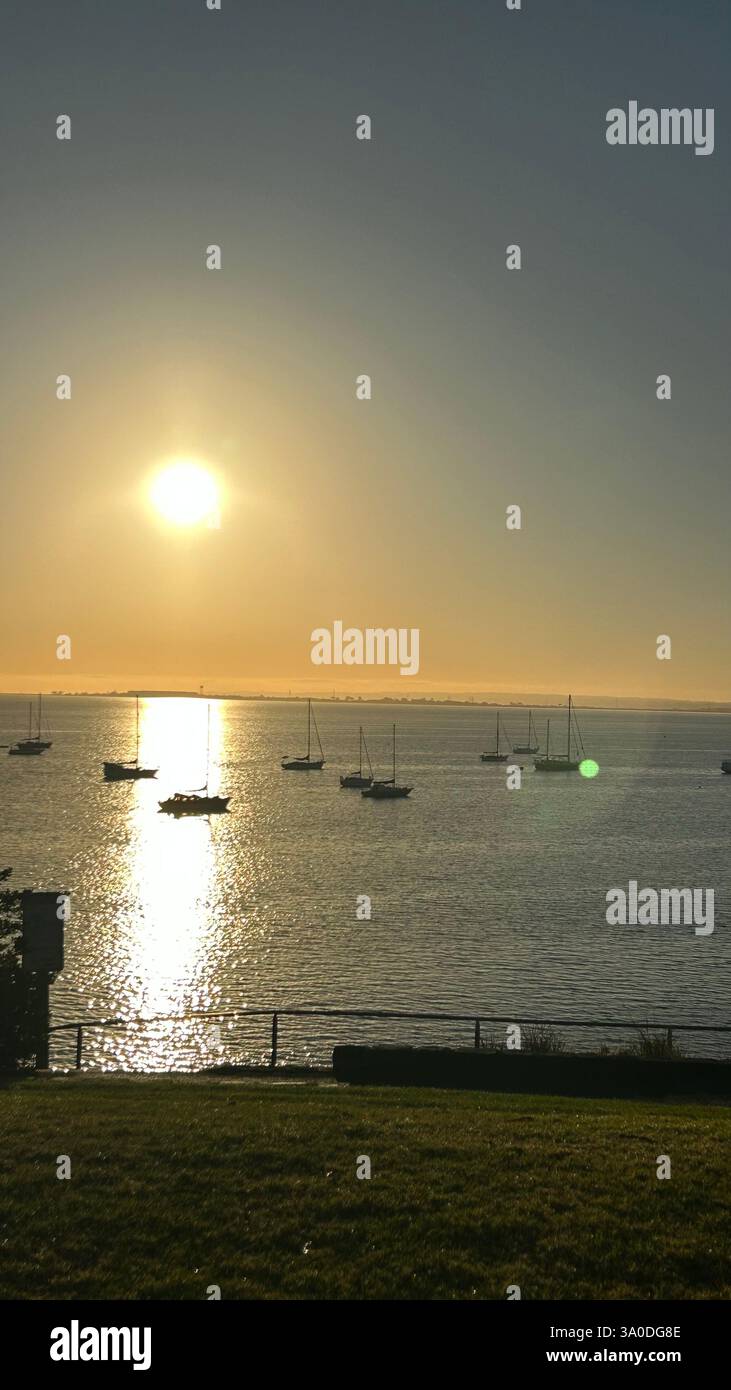 Östlicher Strand, Geelong - Smartphone-aufgenommenes Stockfoto