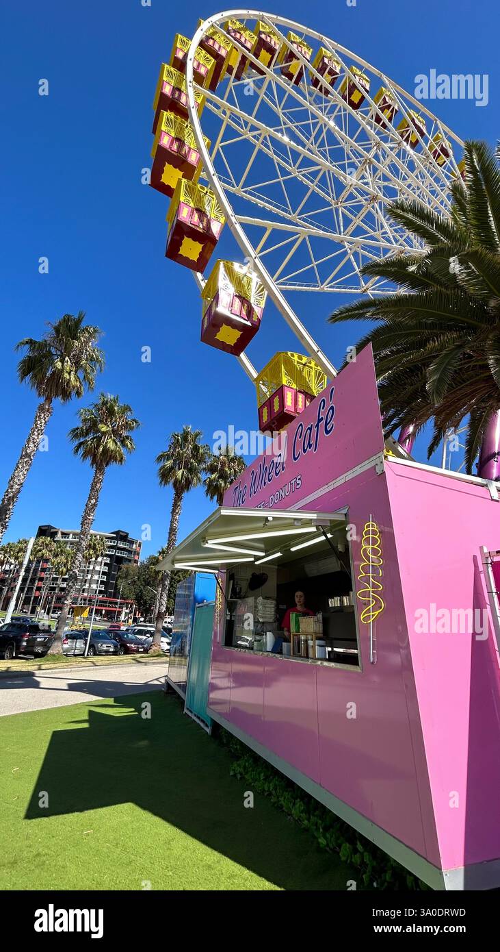 geelong Uferpromenade - Smartphone-aufgenommenes Stockfoto