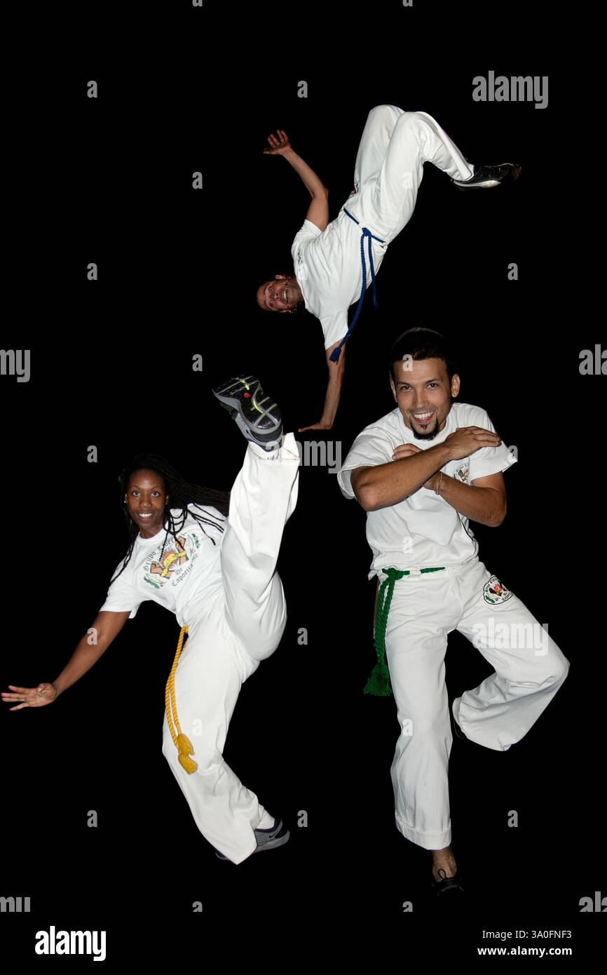 Capoeira, brasilianische Kampfkunst Stockfoto