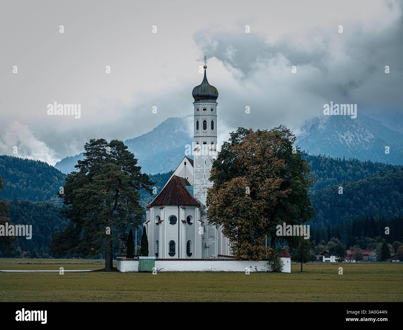 Wallfahrtskirche St. Coloman Stockfoto