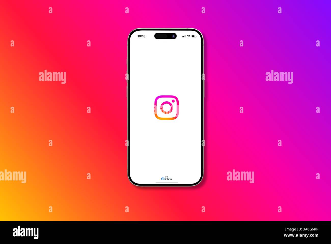 Antalya, Türkei – 3. März 2025: Instagram App-Logo auf dem Smartphone-Bildschirm des iPhone 16 Pro Stockfoto