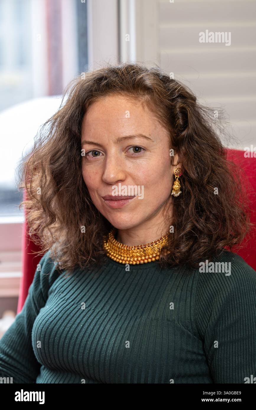 Dr Alice Evans , Dozentin für Sozialwissenschaft der Entwicklung Kings College London . Stockfoto