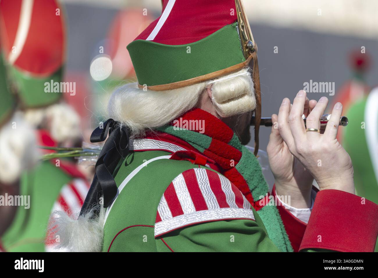 Jecken, Rosenmontag, Karneval, Köln, Rheinland, Nordrhein-Westfalen, Deutschland, Europa Stockfoto