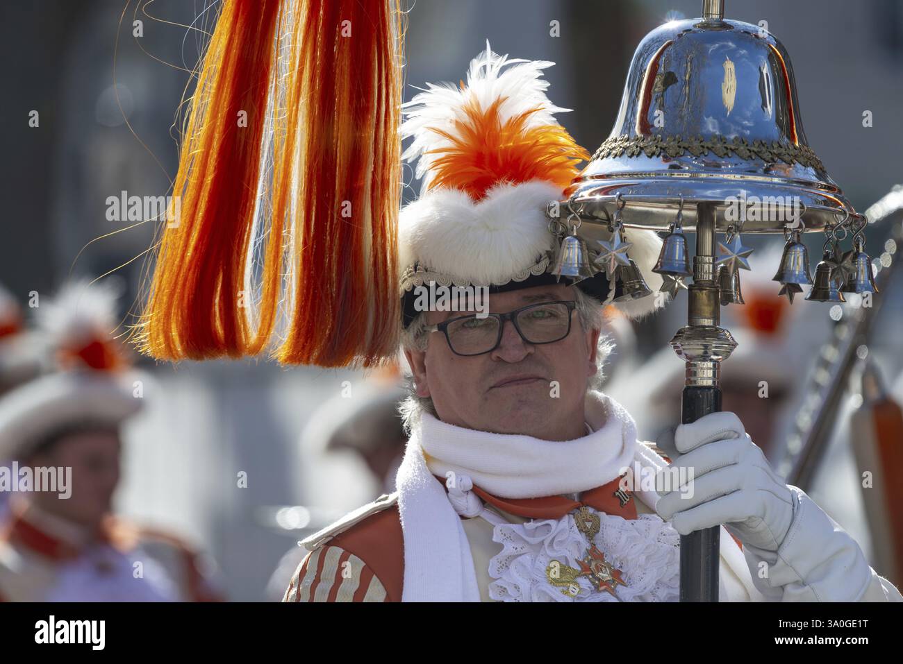 Jecken, Rosenmontag, Karneval, Köln, Rheinland, Nordrhein-Westfalen, Deutschland, Europa Stockfoto