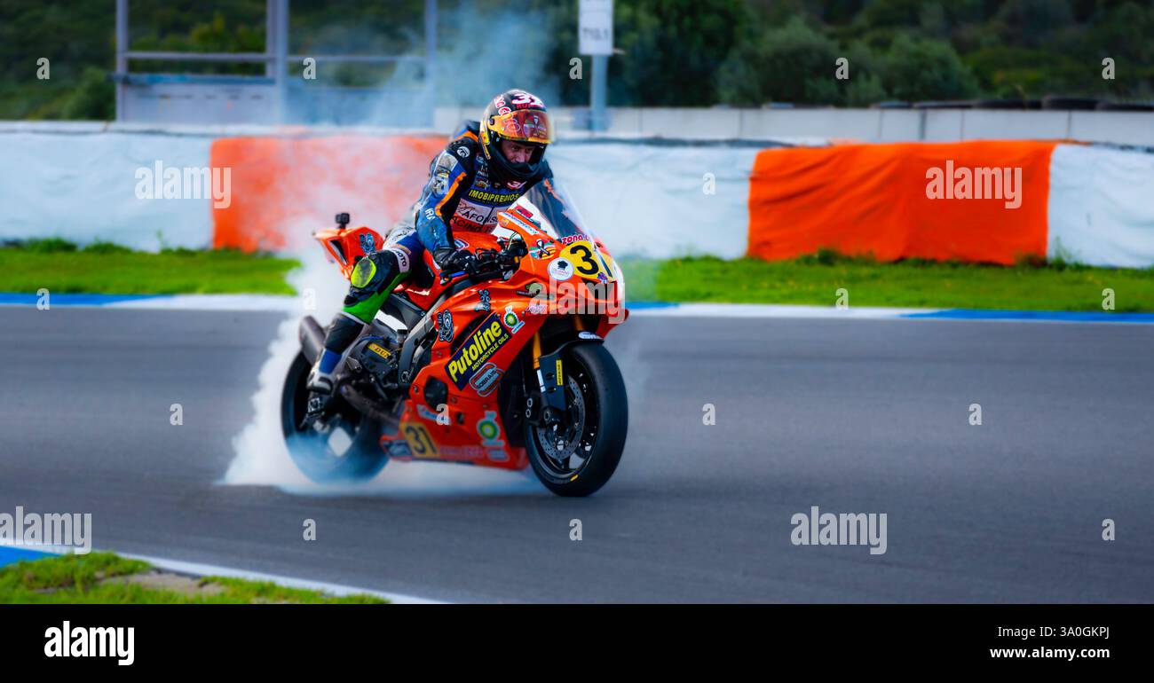 Campeonato SUPERSTOCK 600 Estoril Stockfoto