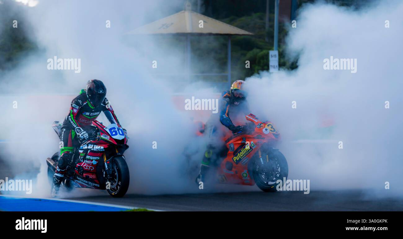 Campeonato SUPERSTOCK 600 Estoril Stockfoto