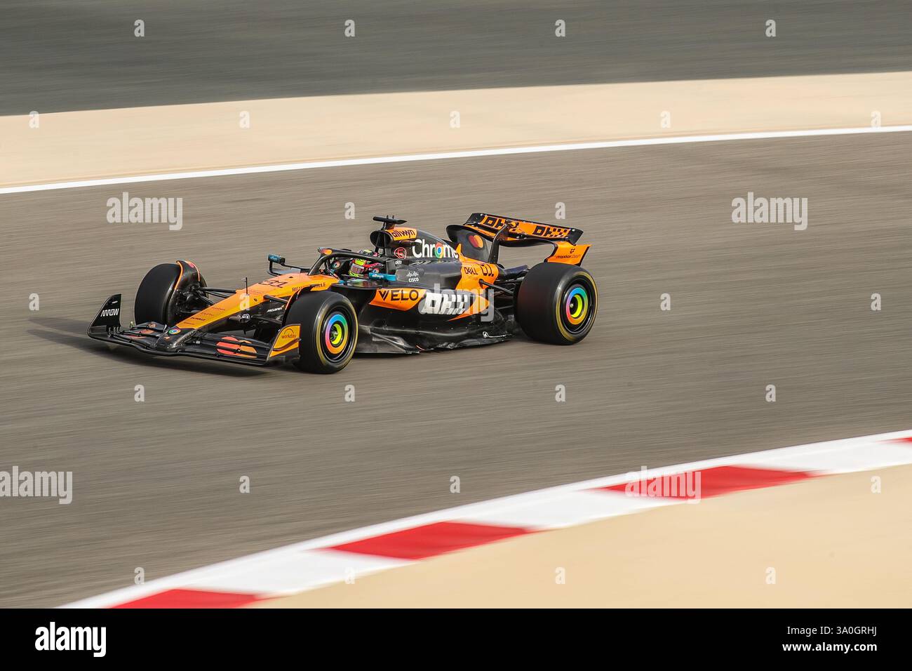 Sakhir, Bahrain. 26-28. Februar 2025. FIA F1-Weltmeisterschaft 2025. Test Vor Der Saison. Oscar Piastri, Mclaren. Stockfoto