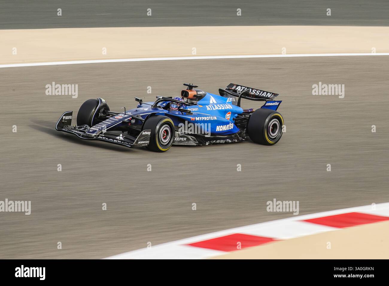 Sakhir, Bahrain. 26-28. Februar 2025. FIA F1-Weltmeisterschaft 2025. Test Vor Der Saison. Alexander Albon, Williams. Stockfoto