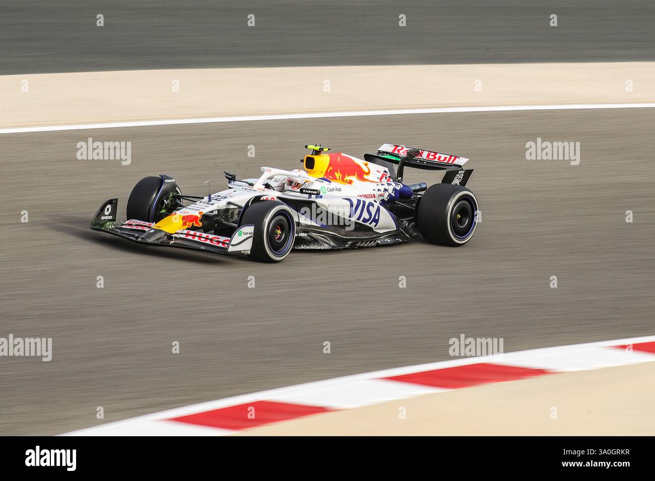 Sakhir, Bahrain. 26-28. Februar 2025. FIA F1-Weltmeisterschaft 2025. Test Vor Der Saison. Yuki Tsunoda, Racing Bulls. Stockfoto