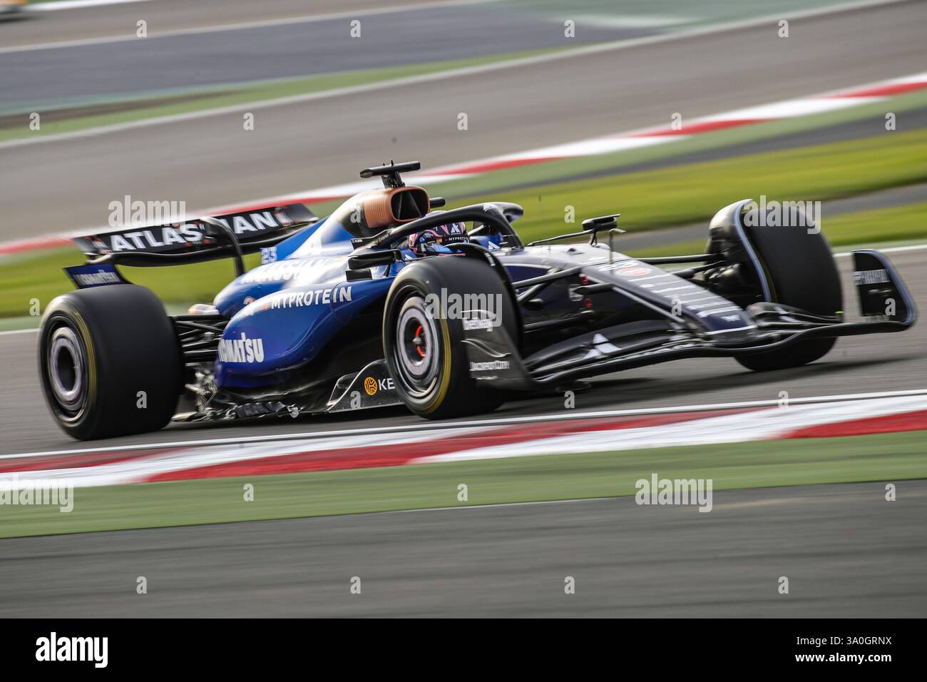 Sakhir, Bahrain. 26-28. Februar 2025. FIA F1-Weltmeisterschaft 2025. Test Vor Der Saison. Alexander Albon, Williams. Stockfoto
