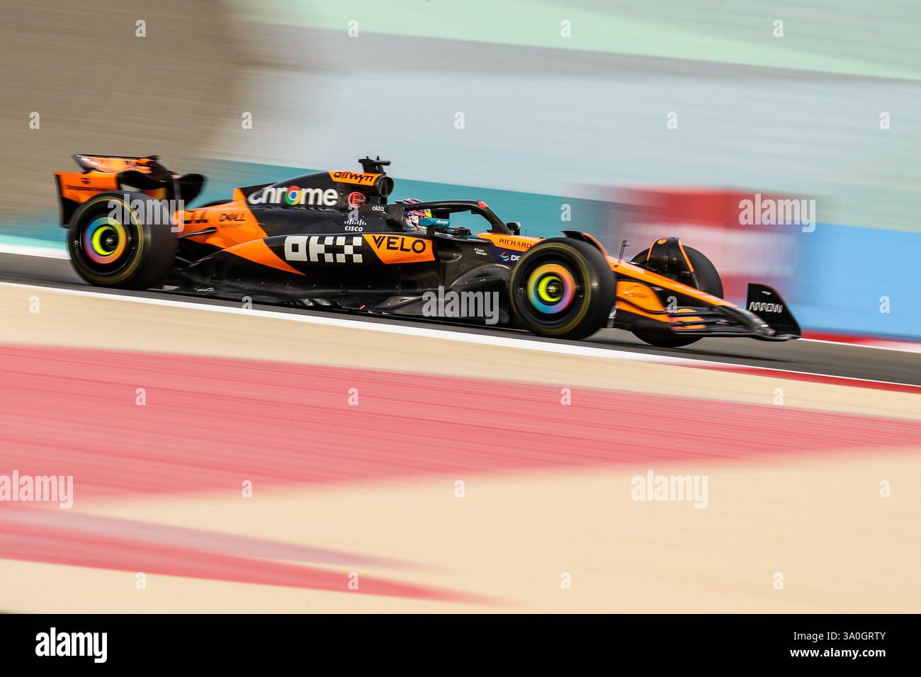 Sakhir, Bahrain. 26-28. Februar 2025. FIA F1-Weltmeisterschaft 2025. Test Vor Der Saison. Oscar Piastri, Mclaren. Stockfoto
