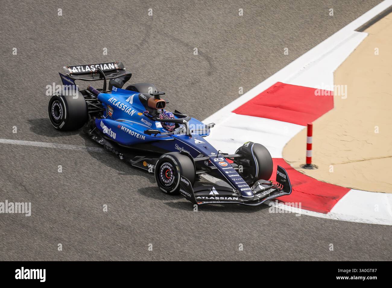Sakhir, Bahrain. 26-28. Februar 2025. FIA F1-Weltmeisterschaft 2025. Test Vor Der Saison. Alexander Albon, Williams. Stockfoto