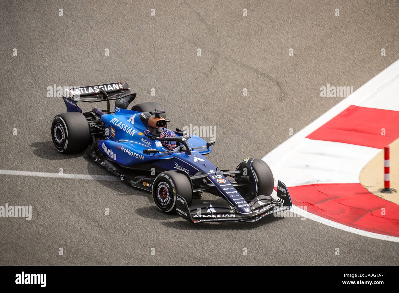 Sakhir, Bahrain. 26-28. Februar 2025. FIA F1-Weltmeisterschaft 2025. Test Vor Der Saison. Alexander Albon, Williams. Stockfoto