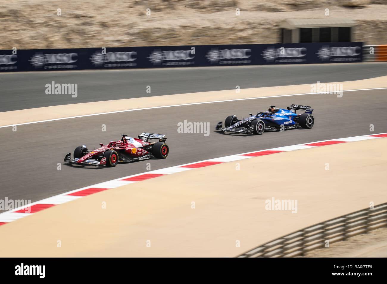 Sakhir, Bahrain. 26-28. Februar 2025. FIA F1-Weltmeisterschaft 2025. Test Vor Der Saison. Charles Leclerc, Ferrari. Stockfoto