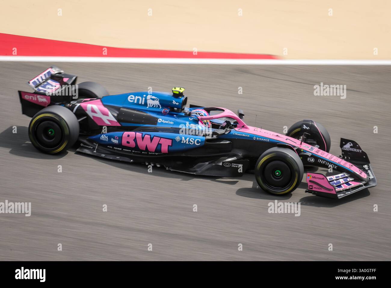 Sakhir, Bahrain. 26-28. Februar 2025. FIA F1-Weltmeisterschaft 2025. Test Vor Der Saison. Jack Doohan, Alpine. Stockfoto