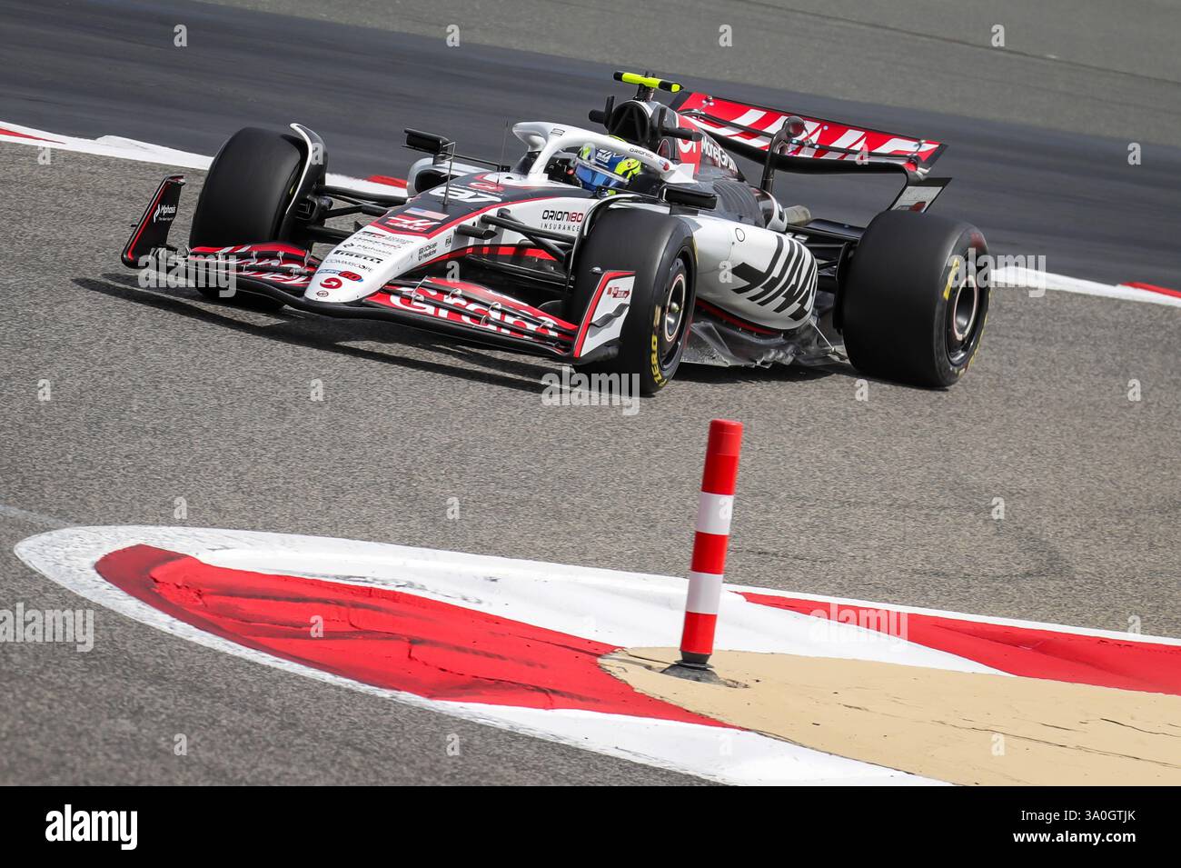 Sakhir, Bahrain. 26-28. Februar 2025. FIA F1-Weltmeisterschaft 2025. Test Vor Der Saison. Oliver Bearman, Haas. Stockfoto