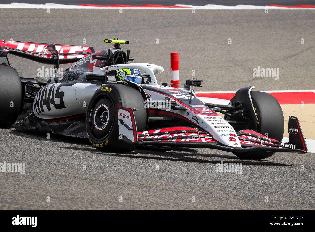 Sakhir, Bahrain. 26-28. Februar 2025. FIA F1-Weltmeisterschaft 2025. Test Vor Der Saison. Oliver Bearman, Haas. Stockfoto