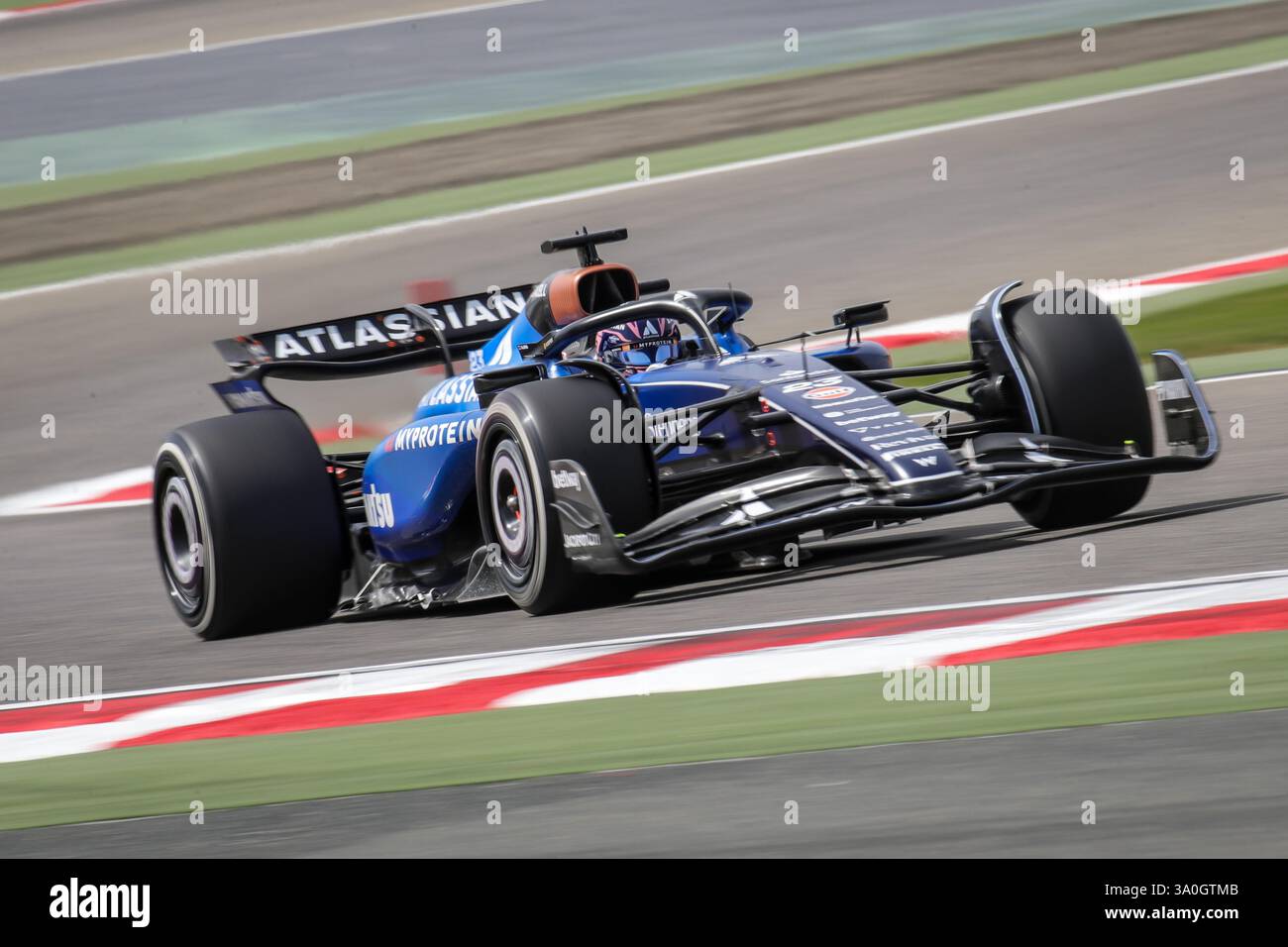 Sakhir, Bahrain. 26-28. Februar 2025. FIA F1-Weltmeisterschaft 2025. Test Vor Der Saison. Alexander Albon, Williams. Stockfoto