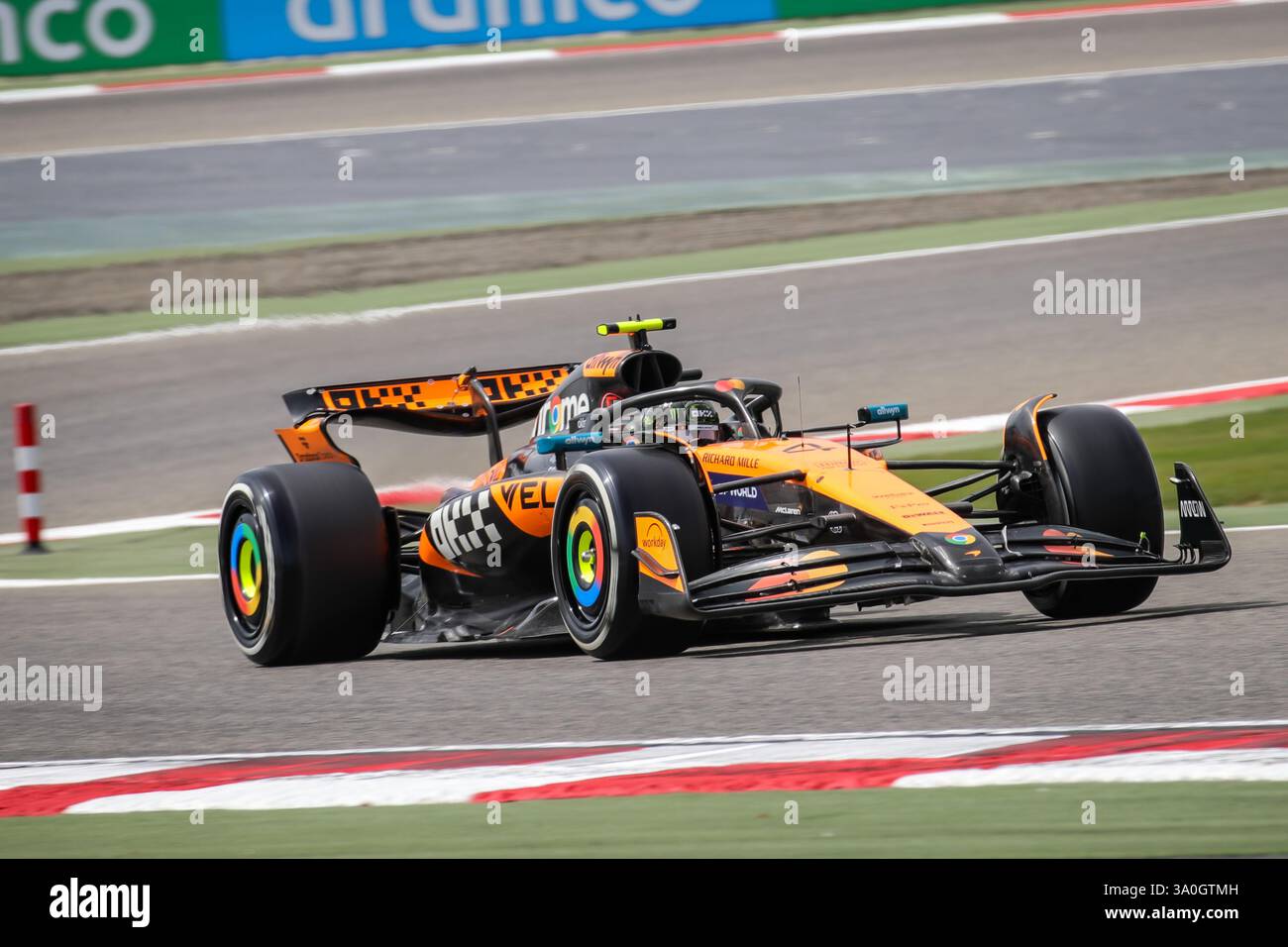 Sakhir, Bahrain. 26-28. Februar 2025. FIA F1-Weltmeisterschaft 2025. Test Vor Der Saison. Lando Norris, Mclaren. Stockfoto