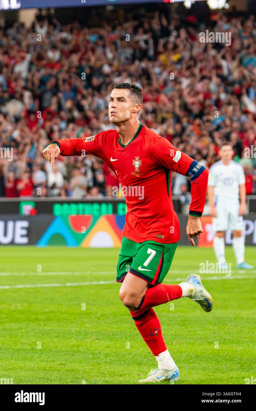 UEFA Nations League Portugal gegen Escocia - Lissabon Stockfoto