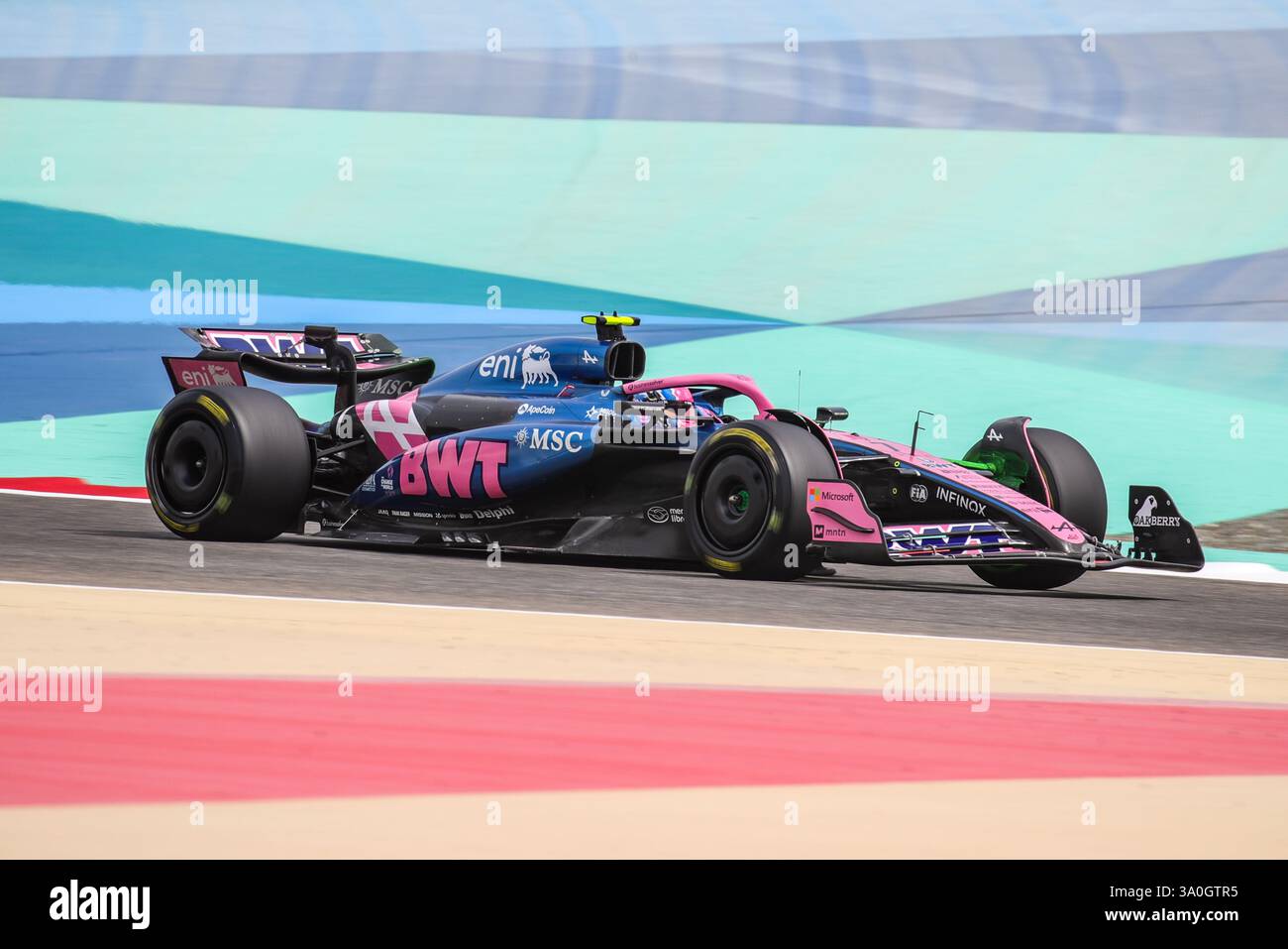Sakhir, Bahrain. 26-28. Februar 2025. FIA F1-Weltmeisterschaft 2025. Test Vor Der Saison. Jack Doohan, Alpine. Stockfoto
