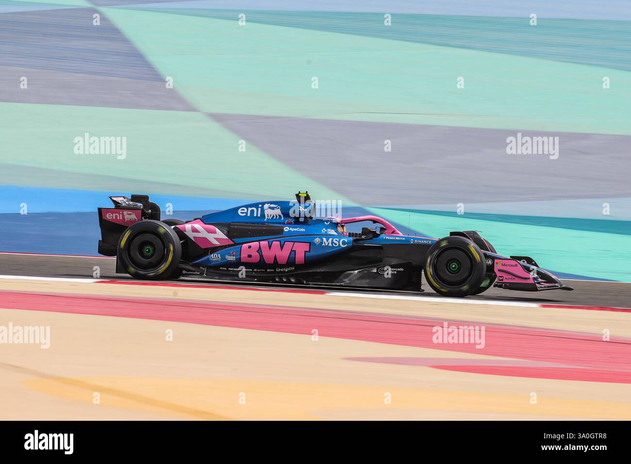 Sakhir, Bahrain. 26-28. Februar 2025. FIA F1-Weltmeisterschaft 2025. Test Vor Der Saison. Jack Doohan, Alpine. Stockfoto