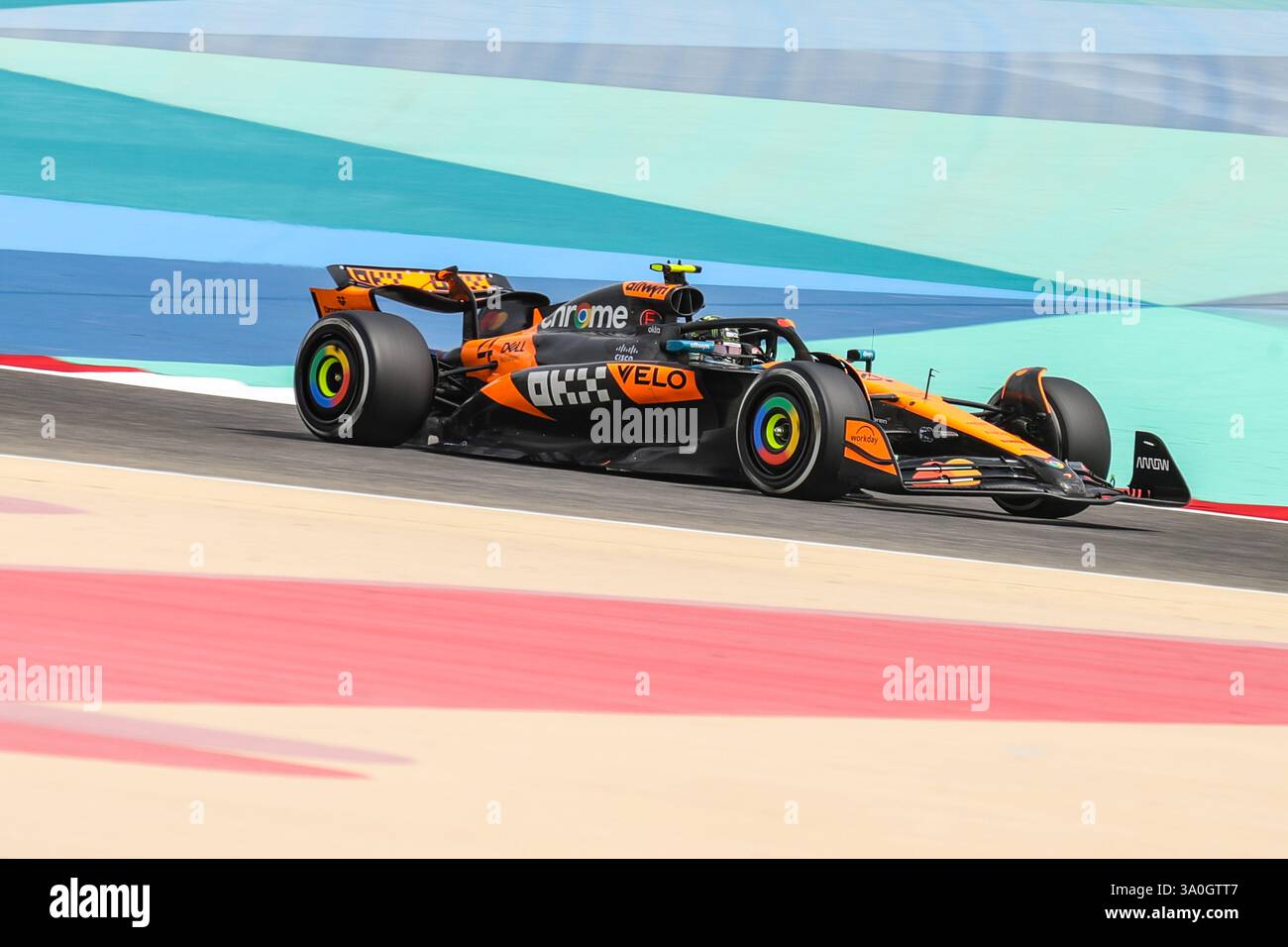 Sakhir, Bahrain. 26-28. Februar 2025. FIA F1-Weltmeisterschaft 2025. Test Vor Der Saison. Lando Norris, Mclaren. Stockfoto