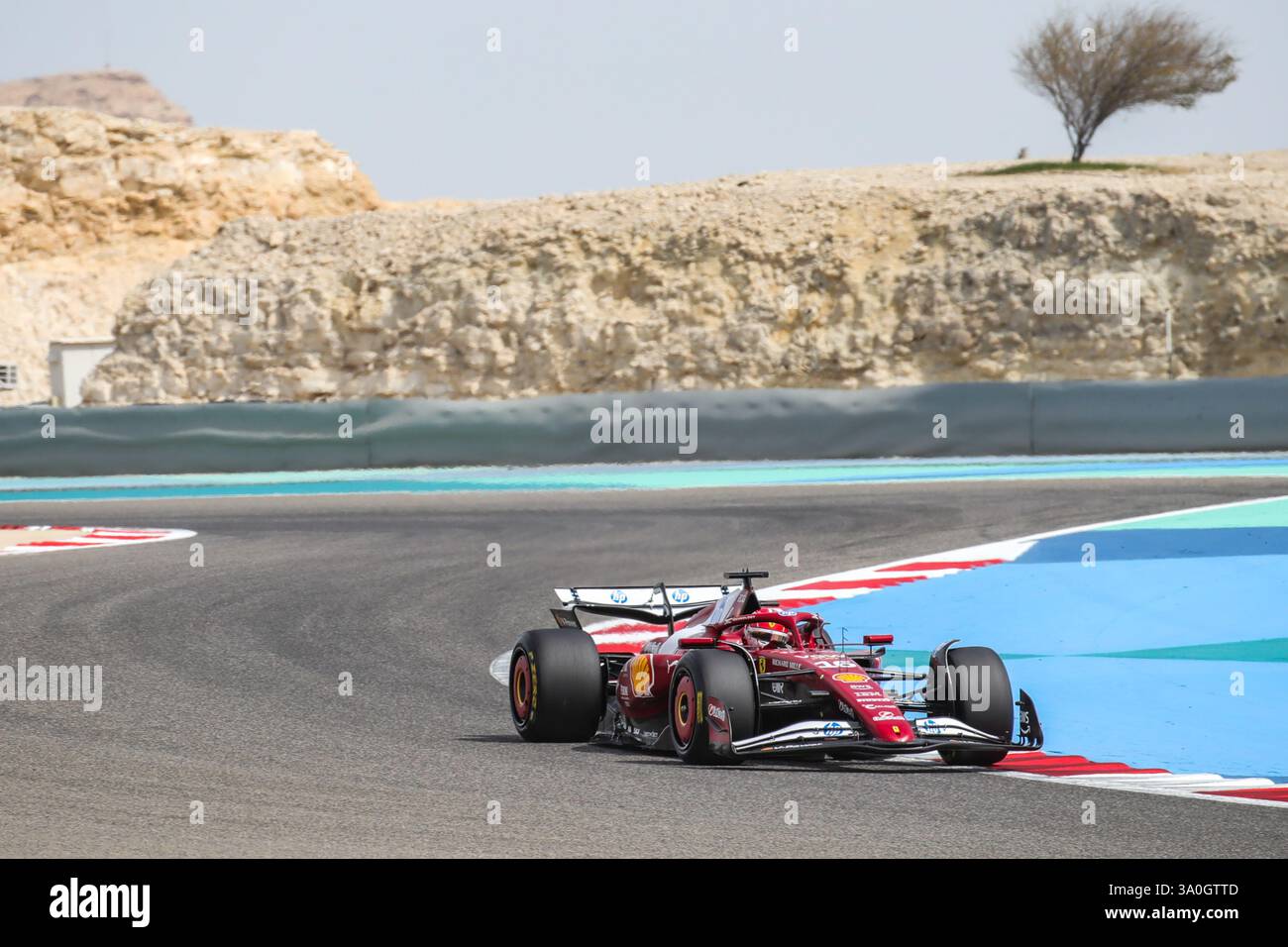 Sakhir, Bahrain. 26-28. Februar 2025. FIA F1-Weltmeisterschaft 2025. Test Vor Der Saison. Charles Leclerc, Ferrari. Stockfoto