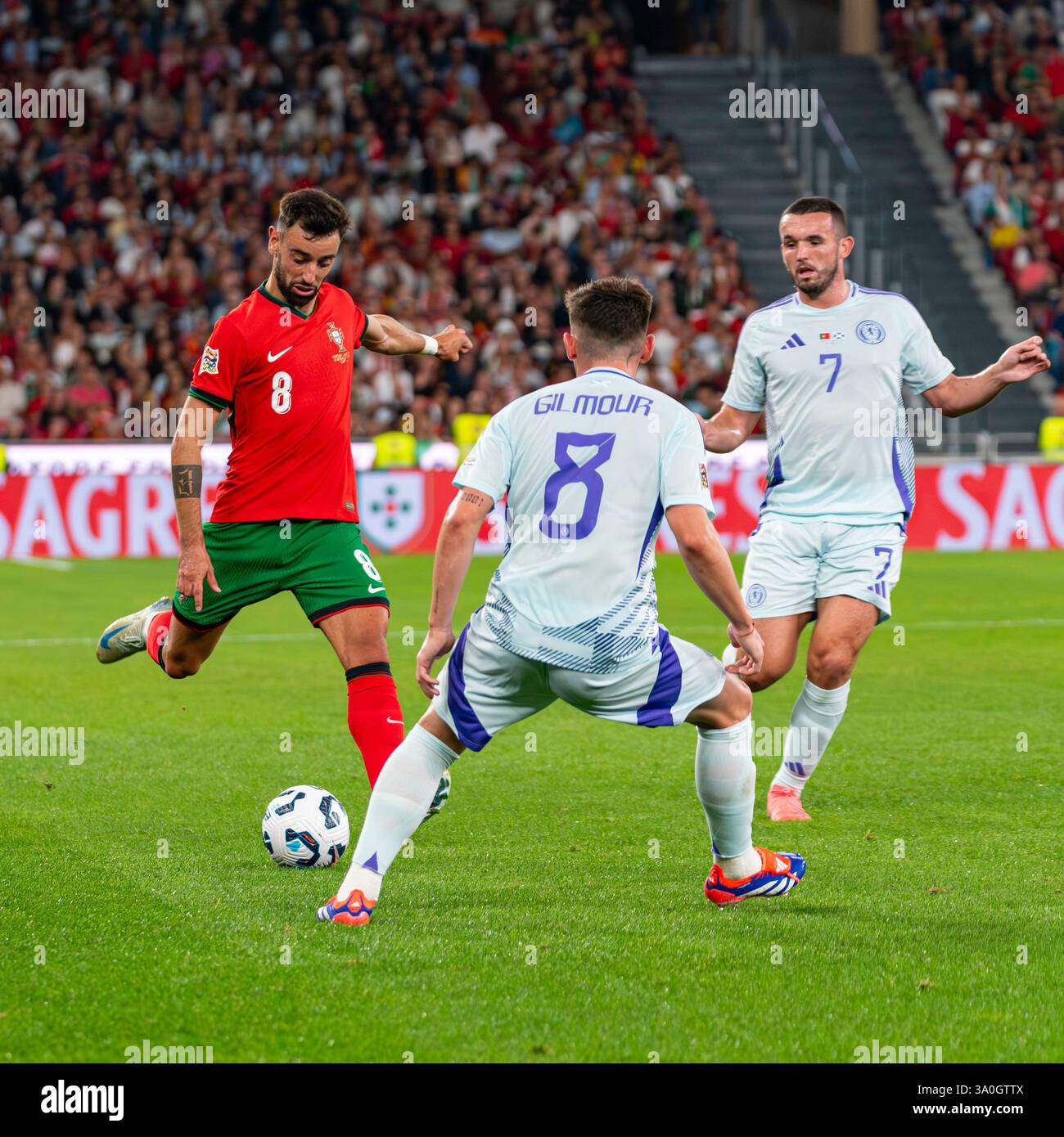 UEFA Nations League Portugal gegen Escocia - Lissabon Stockfoto UEFA Nations League Portugal gegen Escocia - Lissabon Stockfoto