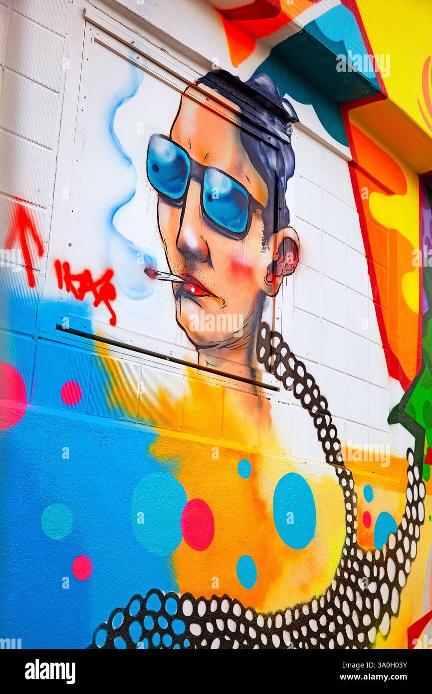 Street Art, Stockholm Stockfoto