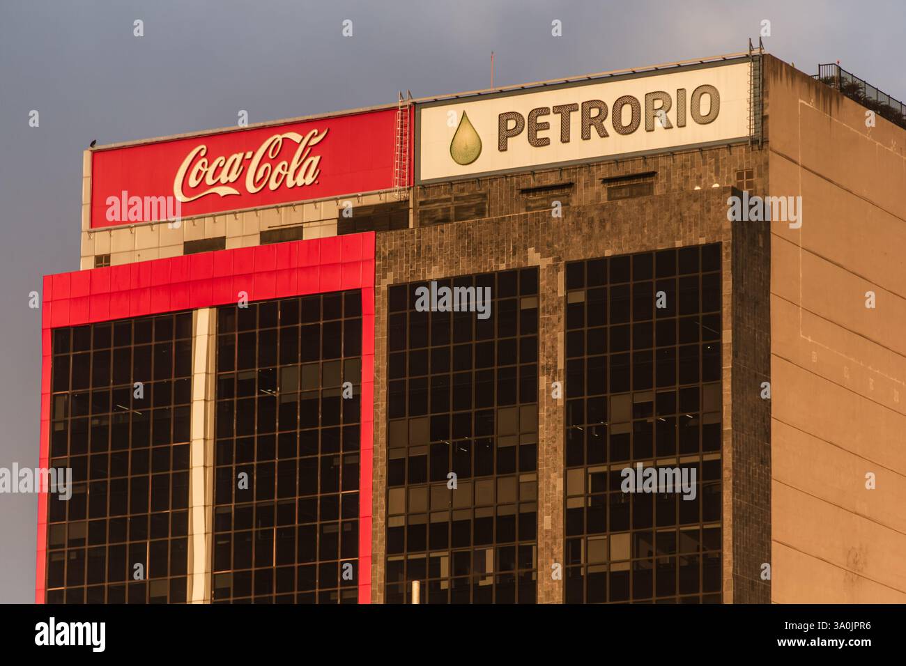 Goldener Morgen im Gebäude in Botafogo, Rio de Janeiro - Brasilien Stockfoto