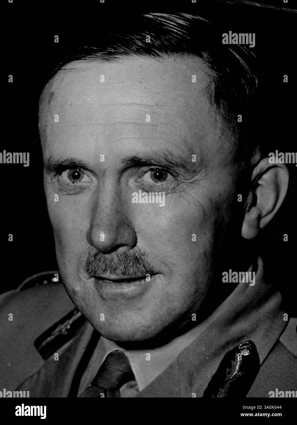 Generalleutnant F. H. Berryman. G.O.C. Eastern Command Royal John Director. März 1948. Stockfoto