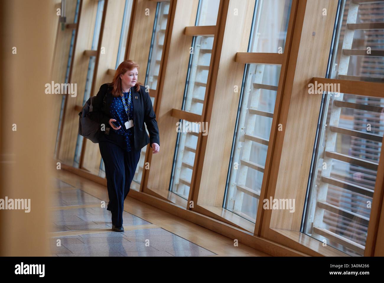 Edinburgh Schottland, Vereinigtes Königreich 4. März 2025. Emma Harper MSP im schottischen Parlament . Credit sst/alamy Live News Stockfoto