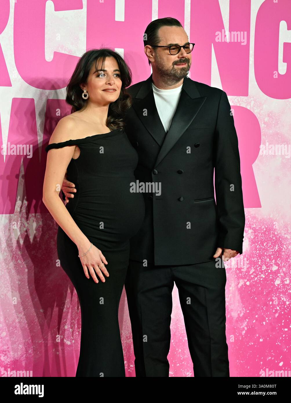 LONDON, ENGLAND: Danny Dyer, Stephanie Leonidas, nimmt am 4. März 2025 am Cineworld Leicester Square in London Teil. (Foto von 李世惠/siehe Li/Picture Capital) Credit: Siehe Li/Picture Capital/Alamy Live News Stockfoto