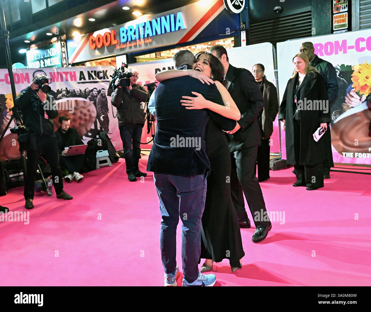 LONDON, ENGLAND: Danny Dyer, Stephanie Leonidas, nimmt am 4. März 2025 am Cineworld Leicester Square in London Teil. (Foto von 李世惠/siehe Li/Picture Capital) Credit: Siehe Li/Picture Capital/Alamy Live News Stockfoto