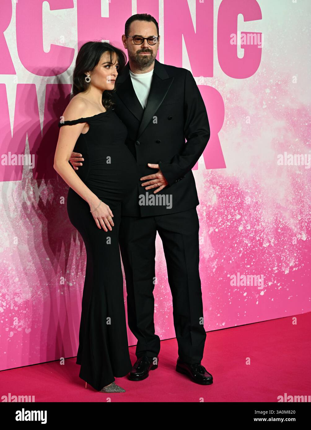 LONDON, ENGLAND: Danny Dyer, Stephanie Leonidas, nimmt am 4. März 2025 am Cineworld Leicester Square in London Teil. (Foto von 李世惠/siehe Li/Picture Capital) Credit: Siehe Li/Picture Capital/Alamy Live News Stockfoto