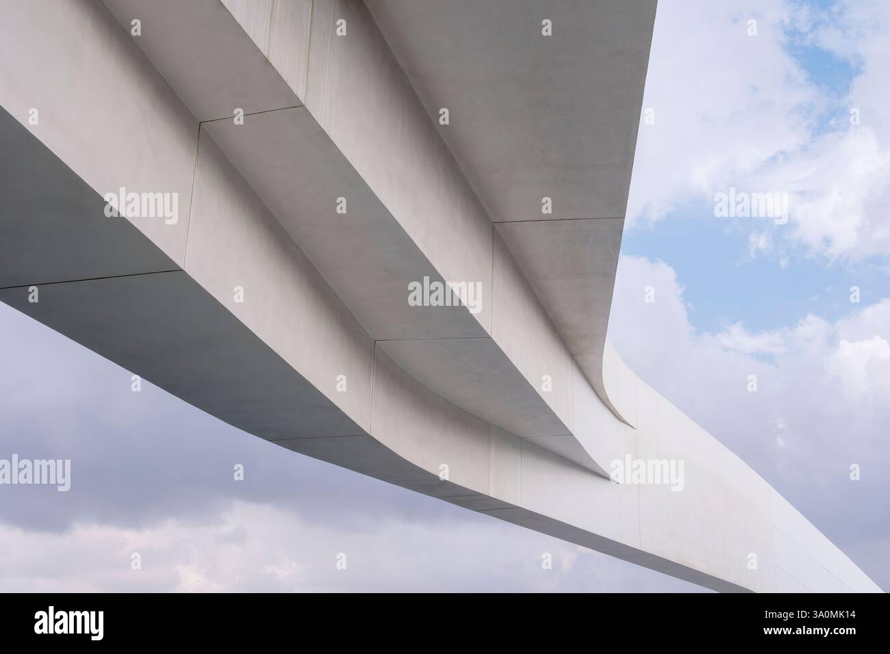 Al Qana moderne Architektur in Abu Dhabi Stockfoto