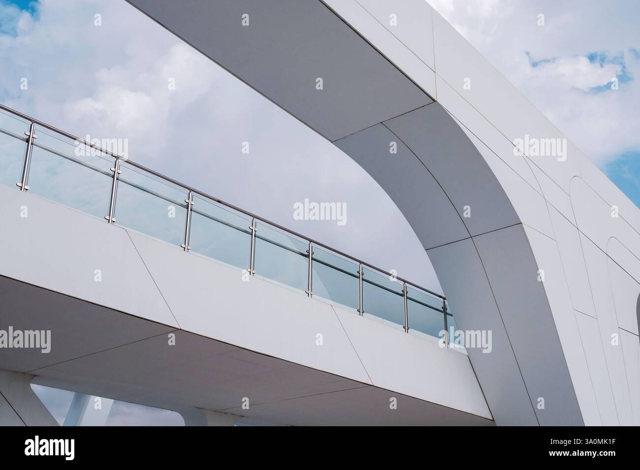 Al Qana moderne Architektur in Abu Dhabi Stockfoto