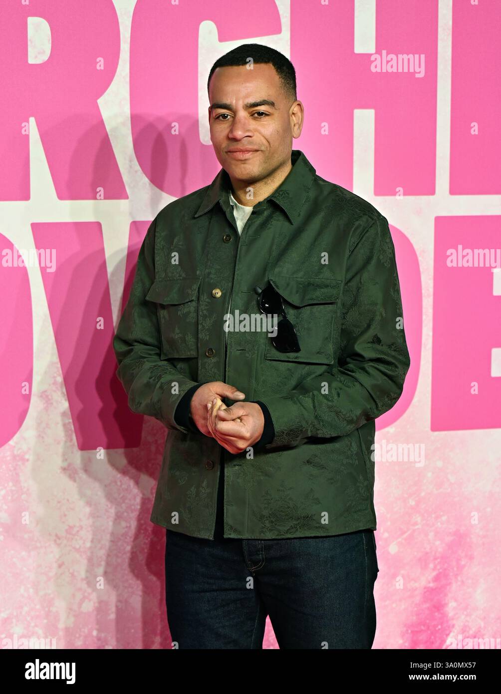 LONDON, ENGLAND – 4. MÄRZ: Ben Bailey Smith nimmt am 4. März 2025 in London an der Marching Powder World Premiere auf dem Cineworld Leicester Square Teil. (Foto von 李世惠/siehe Li/Picture Capital) Credit: Siehe Li/Picture Capital/Alamy Live News Stockfoto